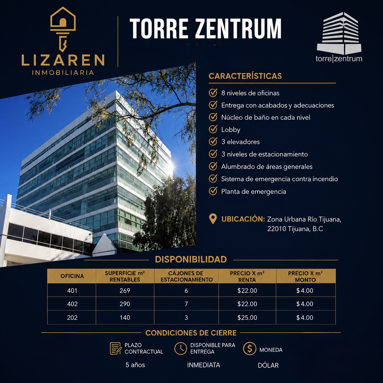 Oficinas en zona río en Zona río, Tijuana
